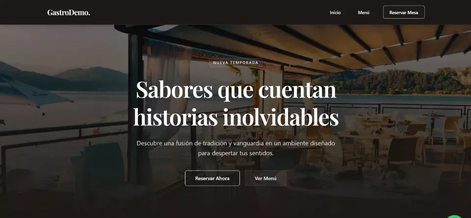 Ejemplo de página web corporativa desarrollada por LogicFrame